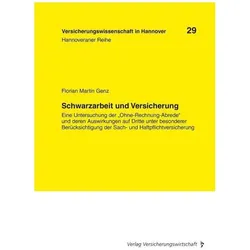 Schwarzarbeit und Versicherung, Fachbücher von Florian Martin Genz