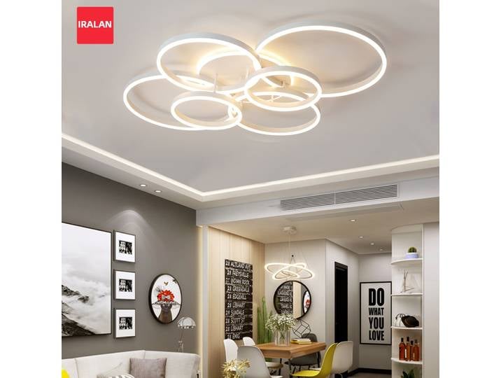 Plafond moderne lustre décor suspension lumière réglable plafond suspension lampe pour la maison salon salle d'étude intérieur éclairage créatif