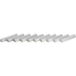 TRU COMPONENTS Lüsterklemme flexibel: 0.75-2.5 mm² starr: 0.75-2.5 mm² Polzahl: 12 Weiß 10 St. 523690