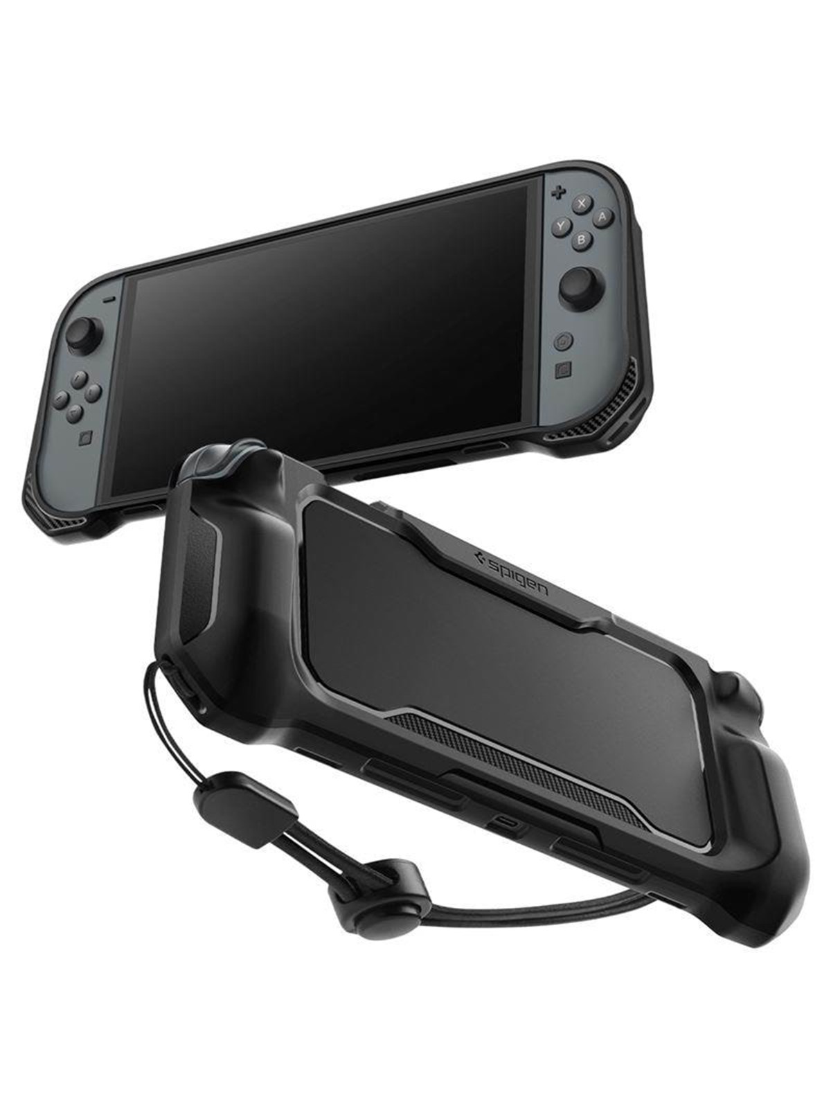 Spigen Rugged Armor - matte black - Nintendo Switch 2 - Miscellaneous Zubehör für Spielkonsole - Nintendo Switch 2