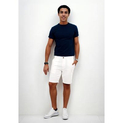 Shorts INDICODE "Indoros", Herren, Gr. 5XL, Normalgrößen, weiß, 100% Baumwolle, Hosen Shorts, aus atmungsaktiver Baumwolle