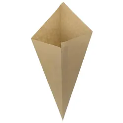 MONOUSO - Spitztüten Pergament Fettabweisend Kraft 39cm 600g (100 Stück)