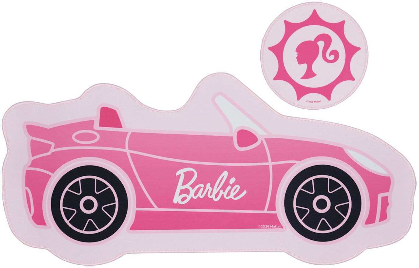 Barbie - Auto-pöytämatto ja hiirimattosetti
