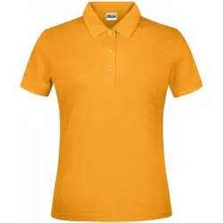 Damen Basic Polo Lady - M - gold-yellow