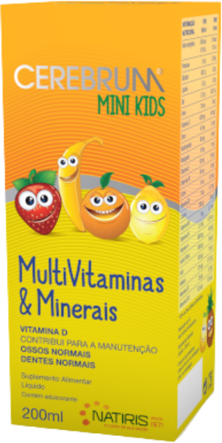 Cerebrum Mini Kids Multivitaminas e Minerais 200ml