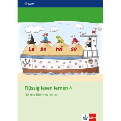 Flüssig lesen lernen. Arbeitsheft für das Üben zu Hause 4. Schuljahr, Taschenbuch von Gero Tacke, Klett Schulbuchverlag, 978-3-12-006644-6