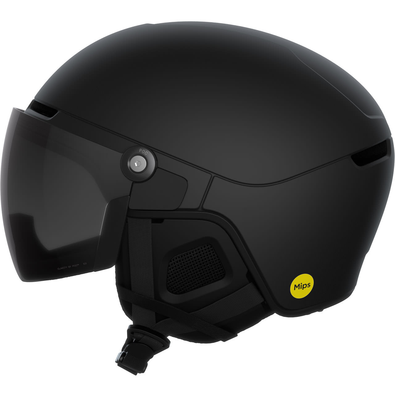 POC Obex Visor Mips uranium black matt/clarity universal sunny grey - M-L = 55 - 58 cm