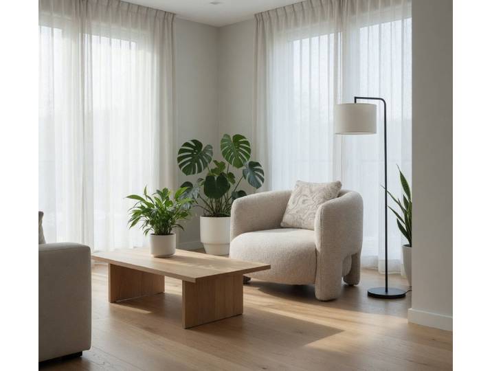 JVmoebel Sessel Beige Textil Wohnzimmer Sessel Elegant Modern (1-St), Made in Europa