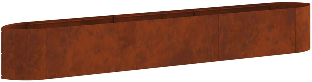 Brayden Studio Raised Garden Bed Weathering Steel 40cm H x 300cm W x 40cm D