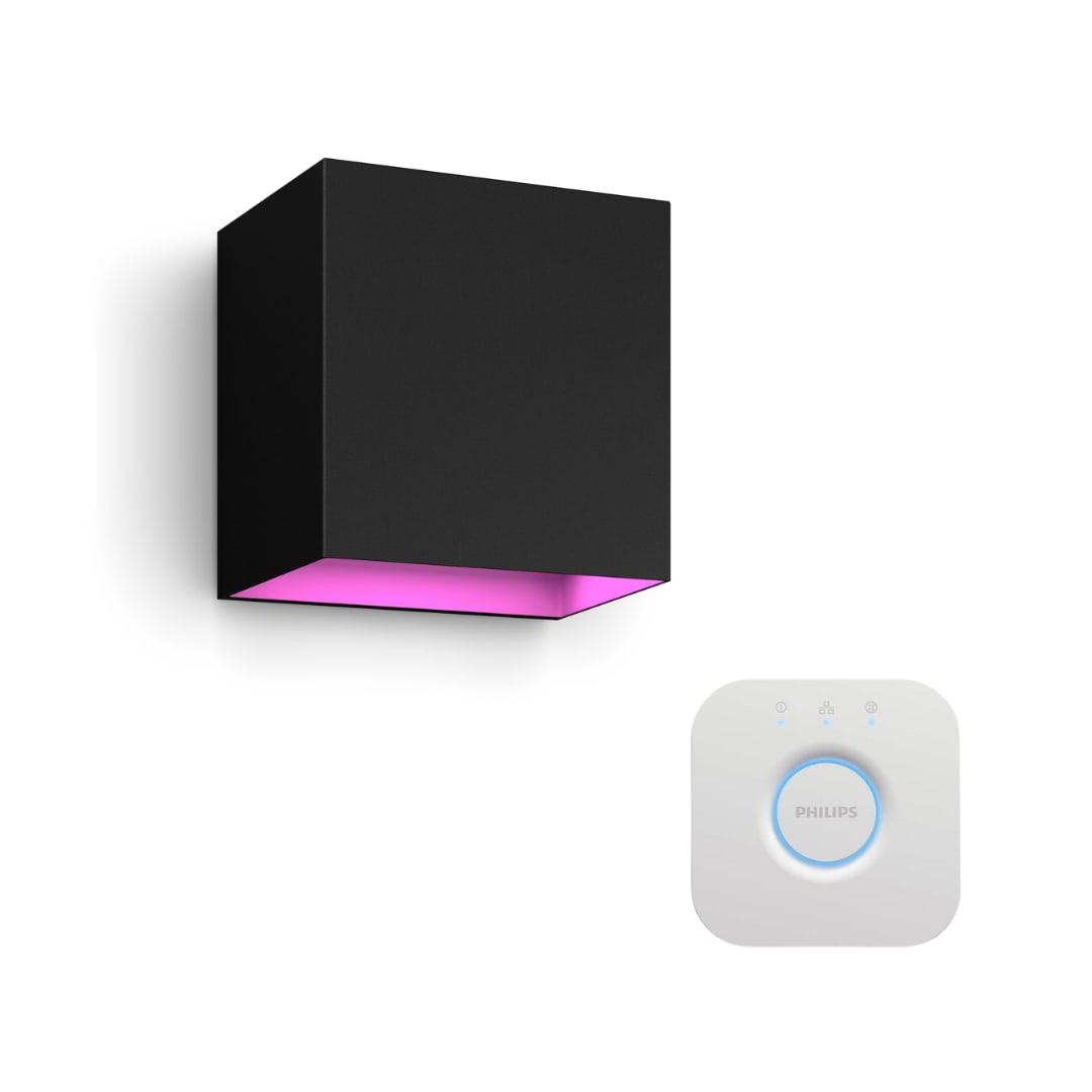 Philips Hue White & Color Ambiance Resonate Wandleuchte . einstrahlig + Bridge