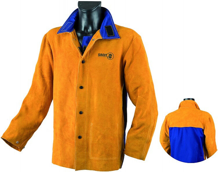 Veste soudeur croûte cuir dos coton TL TRAFIMET F12160L Orange
