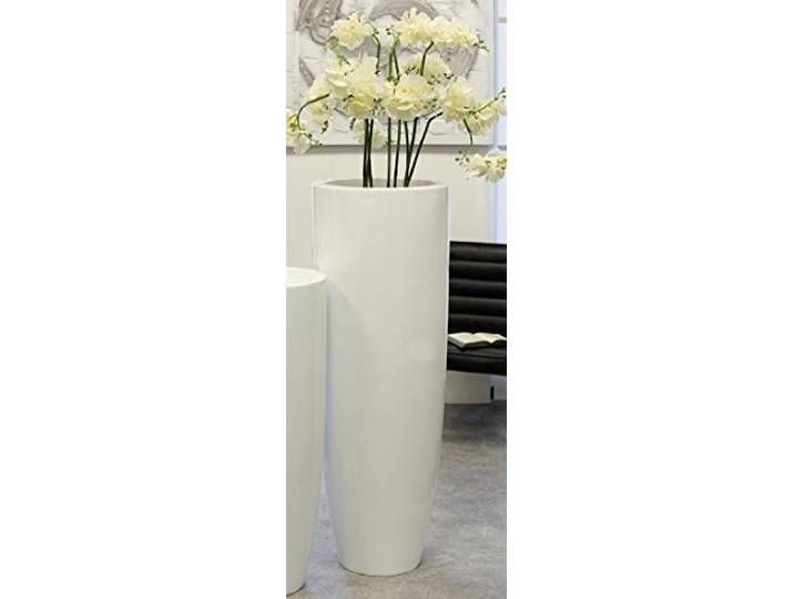 Casablanca Pflanzgefäß Konus weissH.115cm