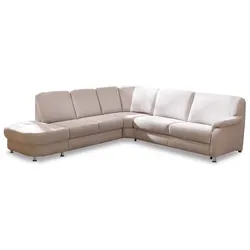 ComfortPlan Ecksofa Tamila S Mikrofaser Silber
