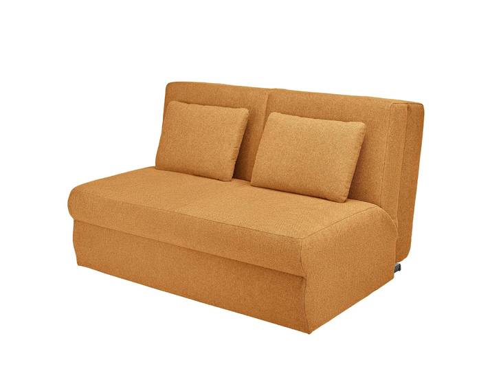 Schlafsofa Orna II Kupfer/Beige Flachgewebe Alma Modern