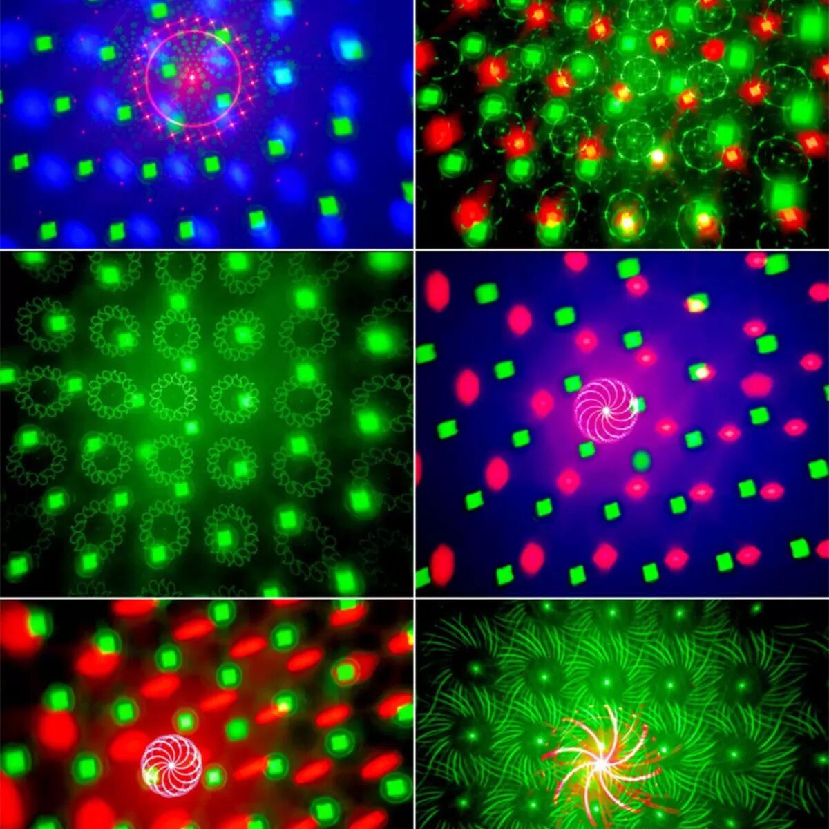 INF Tonaktiviertes Discokugel-Partylicht mit Fernbedienung und US-Stecker – RGB Multi-Muster, Sprachsteuerung, Strobe, 5W