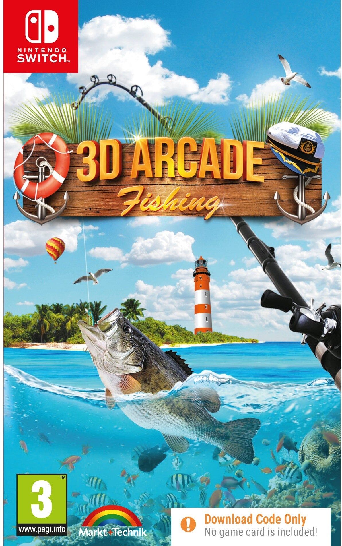 Funbox Media Ltd 3D Arcade Fishing for Nintendo Switch (Code in Box)