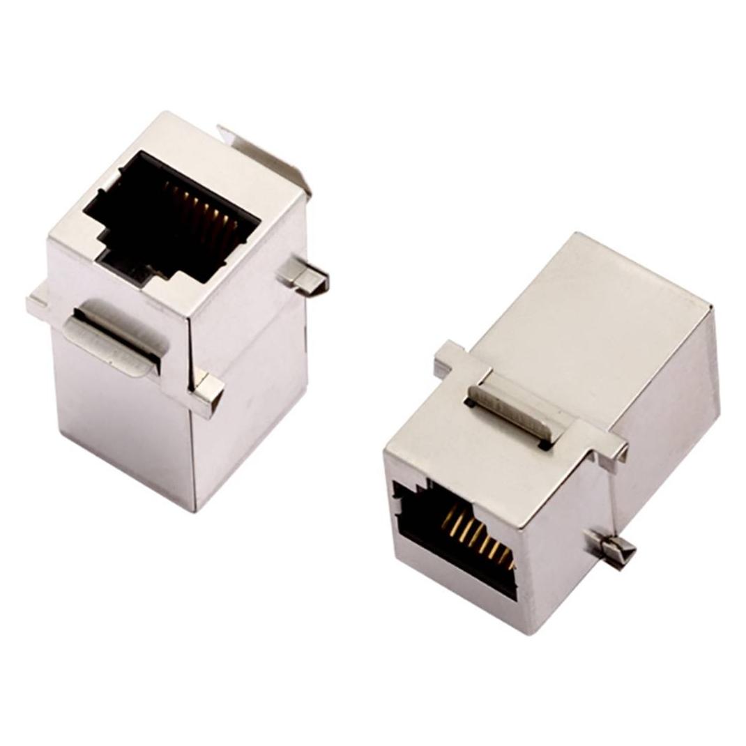 Encitech 3101S-CAT6a RJ45-Steckverbinder CAT 6a 2101-0115-06 Doppelkupplung Po (2101-0115-06)