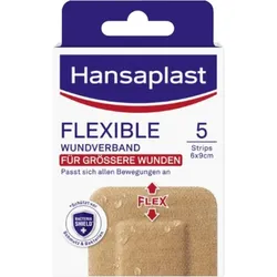 Hansaplast Wundverband Flexible 5 Strips 5 ST