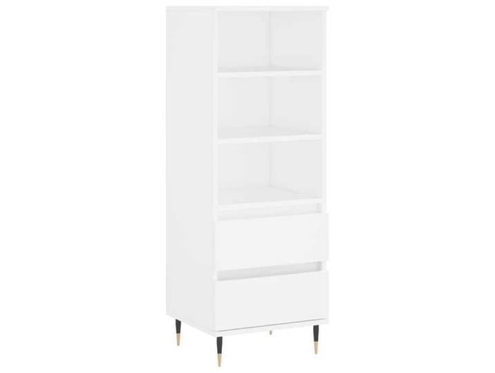 Mode Meuble rangement - vidaxl - Buffet rangement - Armoire haut - Blanc 40x36x110 cm Bois d'ingénierie - pour maison N1B11759