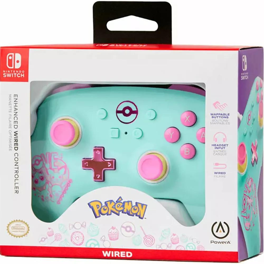 PowerA Switch-controller verbeterde bedrade versie Pokémon-thema