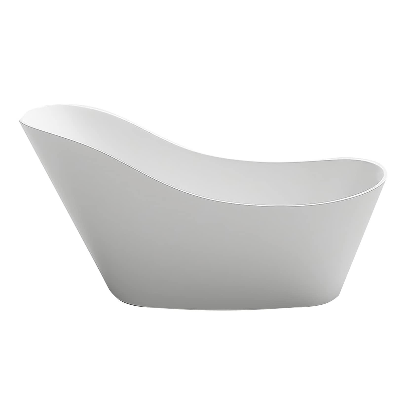 Design Badewanne CHUR II 1700x720 Jet-Line Wanne freistehend weiss elegant