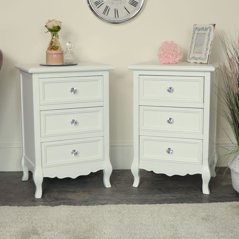 Lily Manor Ashby 45 cm W Solid Wood Bedside Table White 66cm H X 45cm W X 34cm D