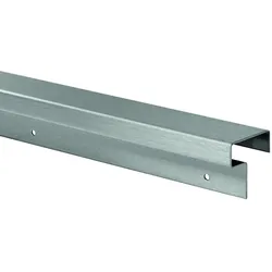50x20 mm NATURinFORM Fassadenabschluss, für "Die Gestaltende" Edelstahl, gebürstet/geschliffen, mit Schutzfolie
