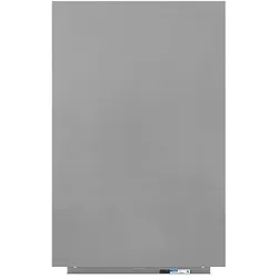 ROCADA 6520PRO-9006 Skinwhiteboard rahmenlos 75x115cm PE besch., silber
