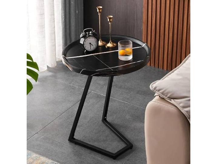JIiopCFegh for Schlafzimmer & Sofa – Funktionaler Snacktisch for gemütlichen(40cm,Black)