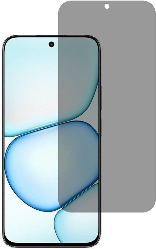 INCOVER Realme C100 Beskyttelsesglas - Privacy - Gennemsigtig