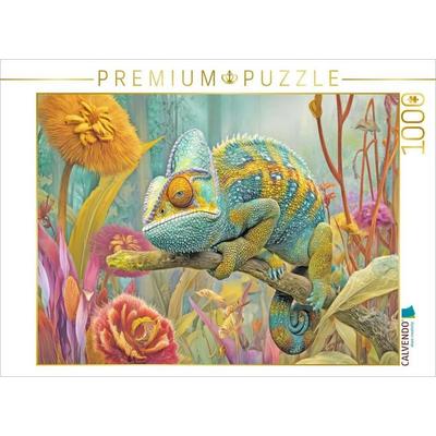 CALVENDO Puzzle Dschungeltiere Wunderwelt | 1000 Teile Lege-Größe 64 × 48 cm Foto-Puzzle für glückliche Stunden