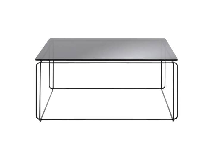 Klubtisch Freistil 182, Freistil, grau, Glas