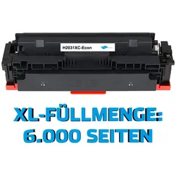 Kompatibel mit HP 415X / W2031X Toner Cyan