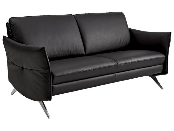 Himolla-Komfortklasse Sofa 2er 6902 SELECT, schwarz, Leder