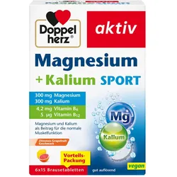 Doppelherz Magnesium + Kalium Sport 6X15 St