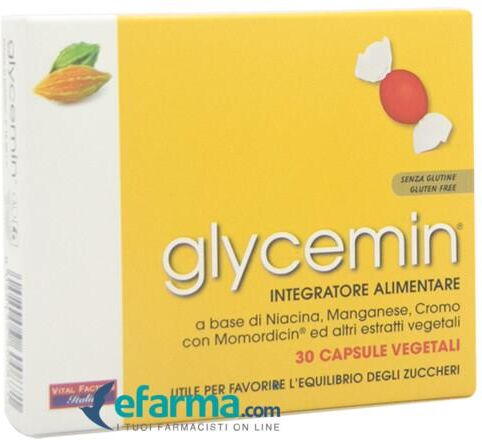 Vital factors Italia Srl Glycemin Integratore 30 Capsule