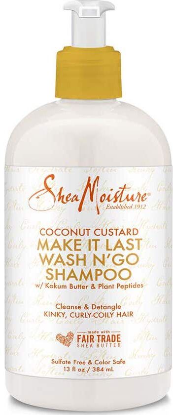 Shea Moisture Coconut Custard Wash Champú 384 ml