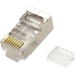 VALUE 21993063 - Modularstecker RJ45, Cat.6a, geschirmt, 10 Stück