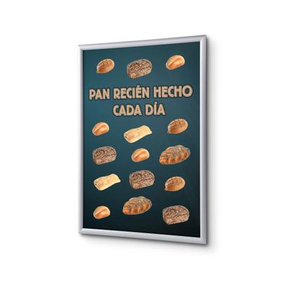 SHOWDOWN Displays Showdown Klapprahmen - DIN A1 - Komplett-Set - Pan Fresco Spanisch - Schwarz