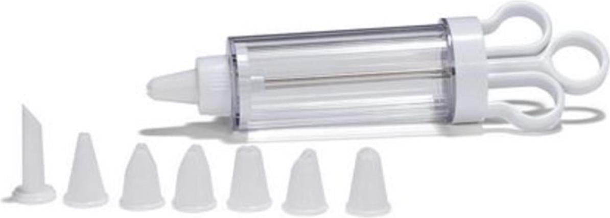 Patisse Spuitfles, 9-delig, wit, 19 cm