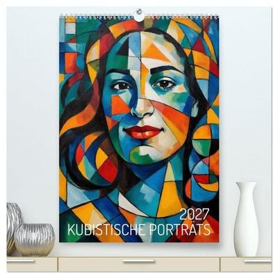 Kubistische Porträts (hochwertiger Premium Wandkalender 2027 DIN A2 hoch), Kunstdruck in Hochglanz