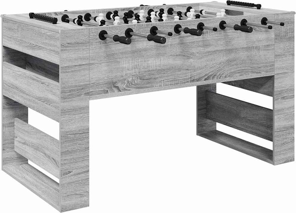 Tischfußballtisch Graues Sonoma 146,5 x 74 x 85 cm
