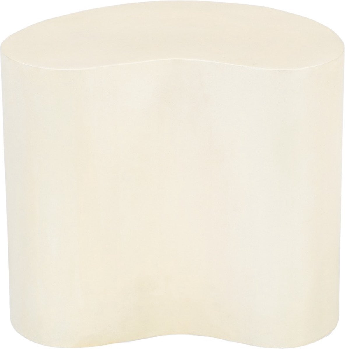 Livingfurn Brix Organic Salontafel - Sandy - Beton / MDF - Breedte: 50 cm