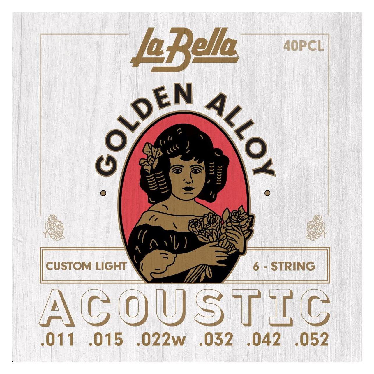 La Bella 40PCL Golden Alloy 011/052 (6x, Gitarre, 0.05") (46534665)