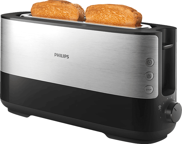 Tostadora - Philips VIVA COLLECTION HD2692/90 1 ranura larga recalentar descongelar