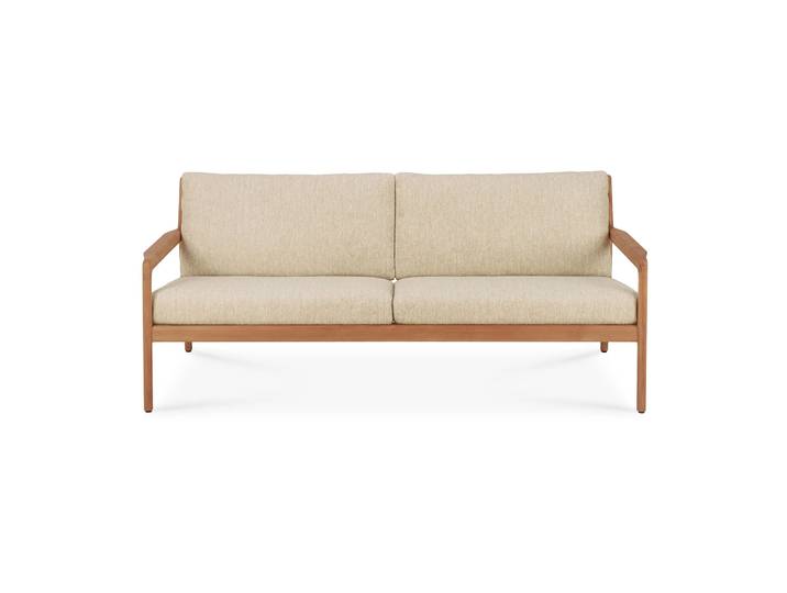 Ethnicraft Jack Outdoor Sofa 2-sitzig teak Natural