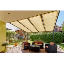 Gutta Seilspannmarkisen 94,5 x 290 cm Sandstone | beige
