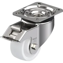 Blickle, Möbelrollen, 754920 LKX-SPO 80XK-FI Lenkrolle mit Feststeller Rad-Durchmesser 80 mm