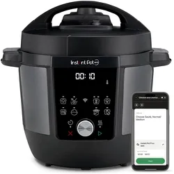 Instant Pot Plus, Dampfgarer + Reiskocher, Schwarz