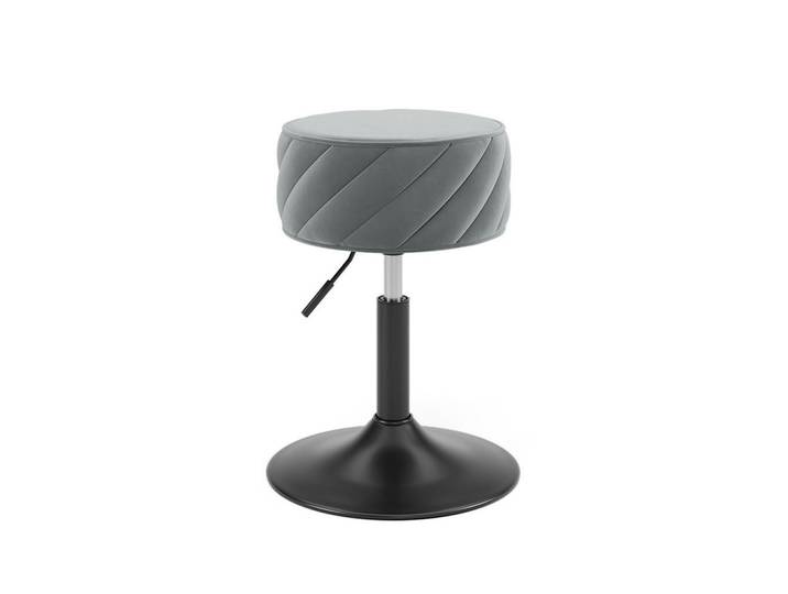 Vicco Hocker Cherio Grau 35 x 50.5 cm, Rund, 35x50.5x38.5 cm, Wohnzimmer, Sessel, Hocker & Hockerbänke, Sitzhocker